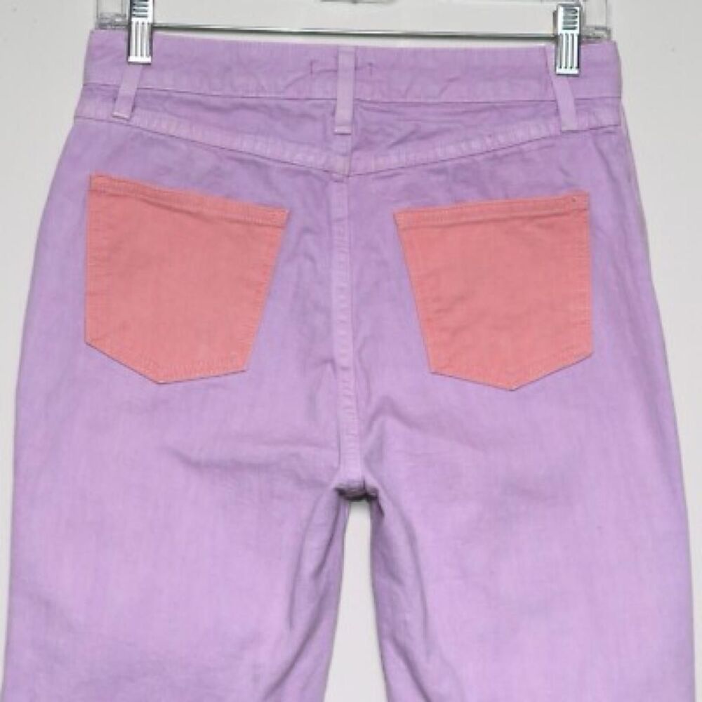 Staud Women's Pink and Purple Jeans